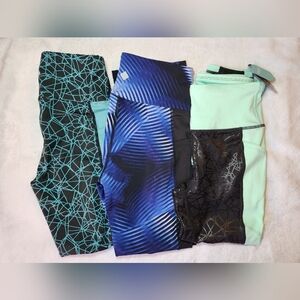 3 LuLaRoe RISE Workout Leggings XS